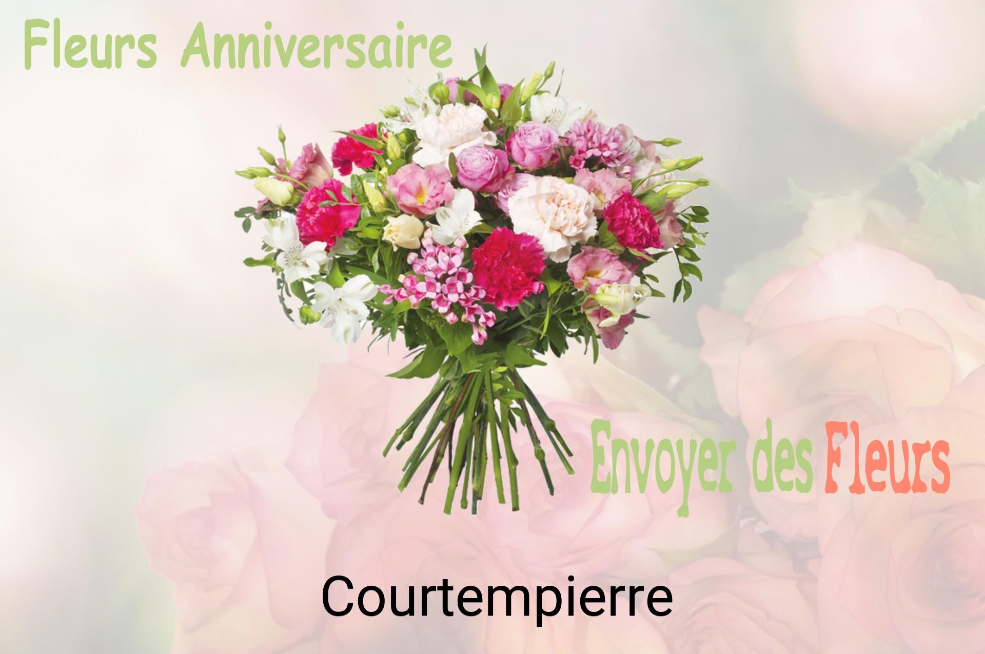 Bouquet de fleurs d’anniversaire livré à Courtempierre