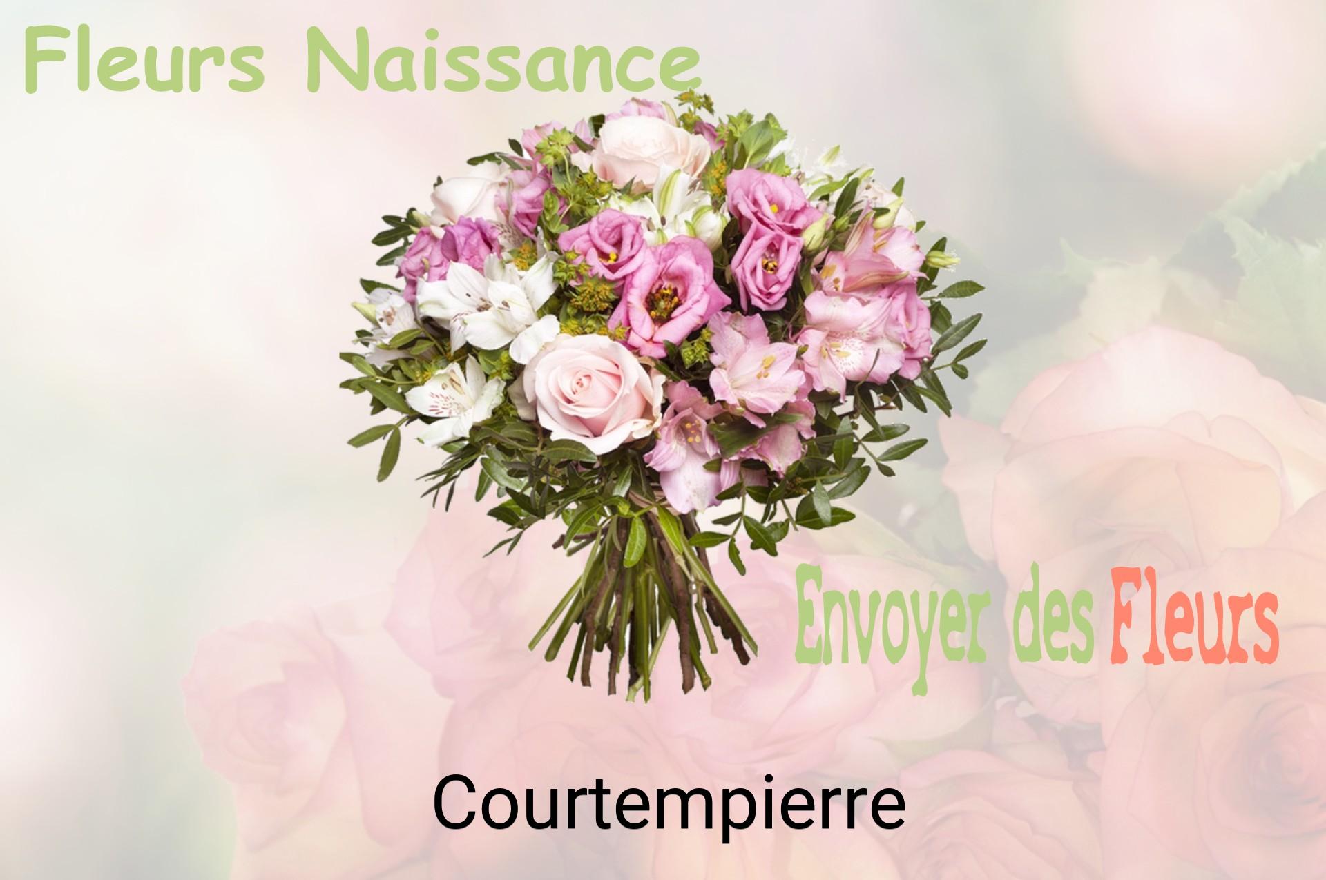 Bouquet de fleurs de naissance livré à Courtempierre